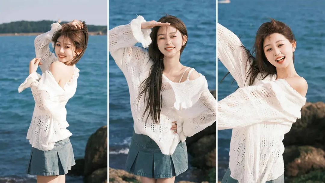 海边拍照秘籍大公开！普通女孩也能美出圈-第1张图片-风享汇