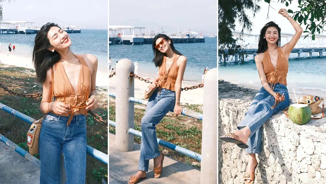 海边度假怎么拍?10个松弛感姿势,拍氛围感美照-第1张图片-风享汇 海边度假怎么拍?10个松弛感姿势,拍氛围感美照-第1张图片-风享汇