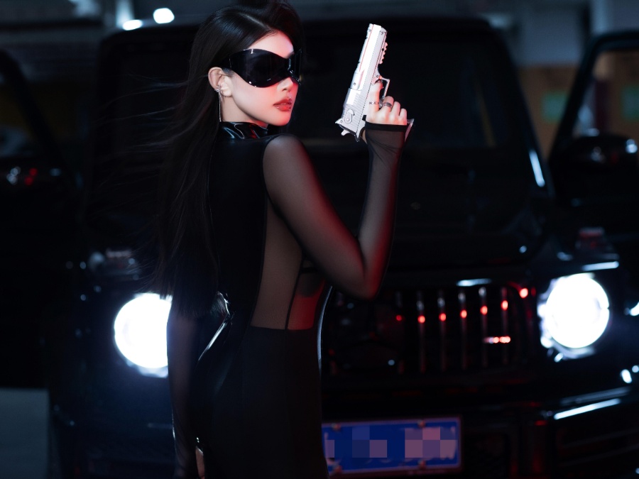 机车女郎，尽显冷艳诱惑风情-第8张图片-风享汇