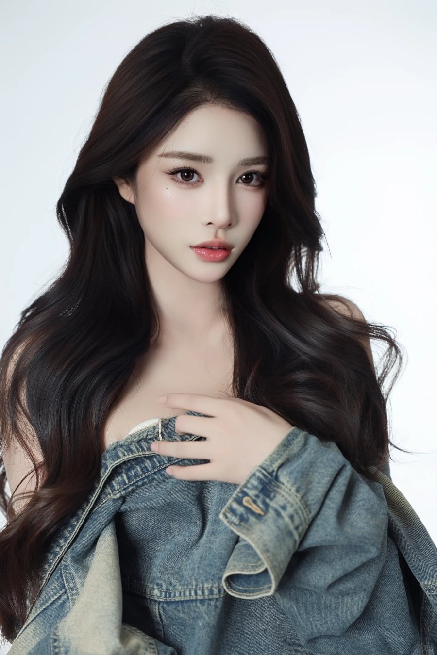 牛仔少女，性感妩媚写真-第2张图片-风享汇