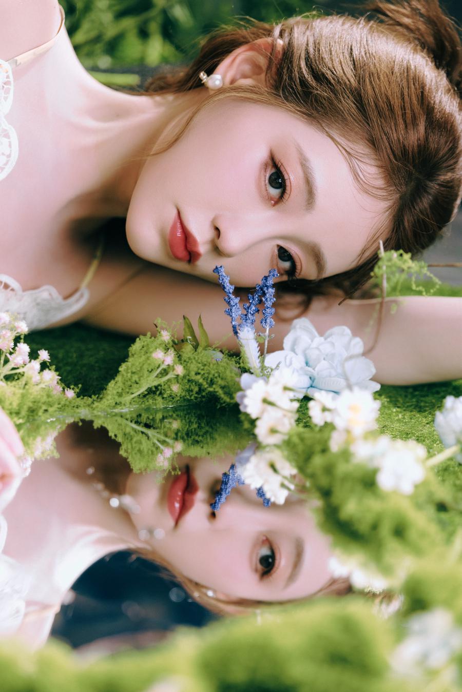 祝绪丹蕾丝吊带碎花裙，清新优雅-第3张图片-风享汇