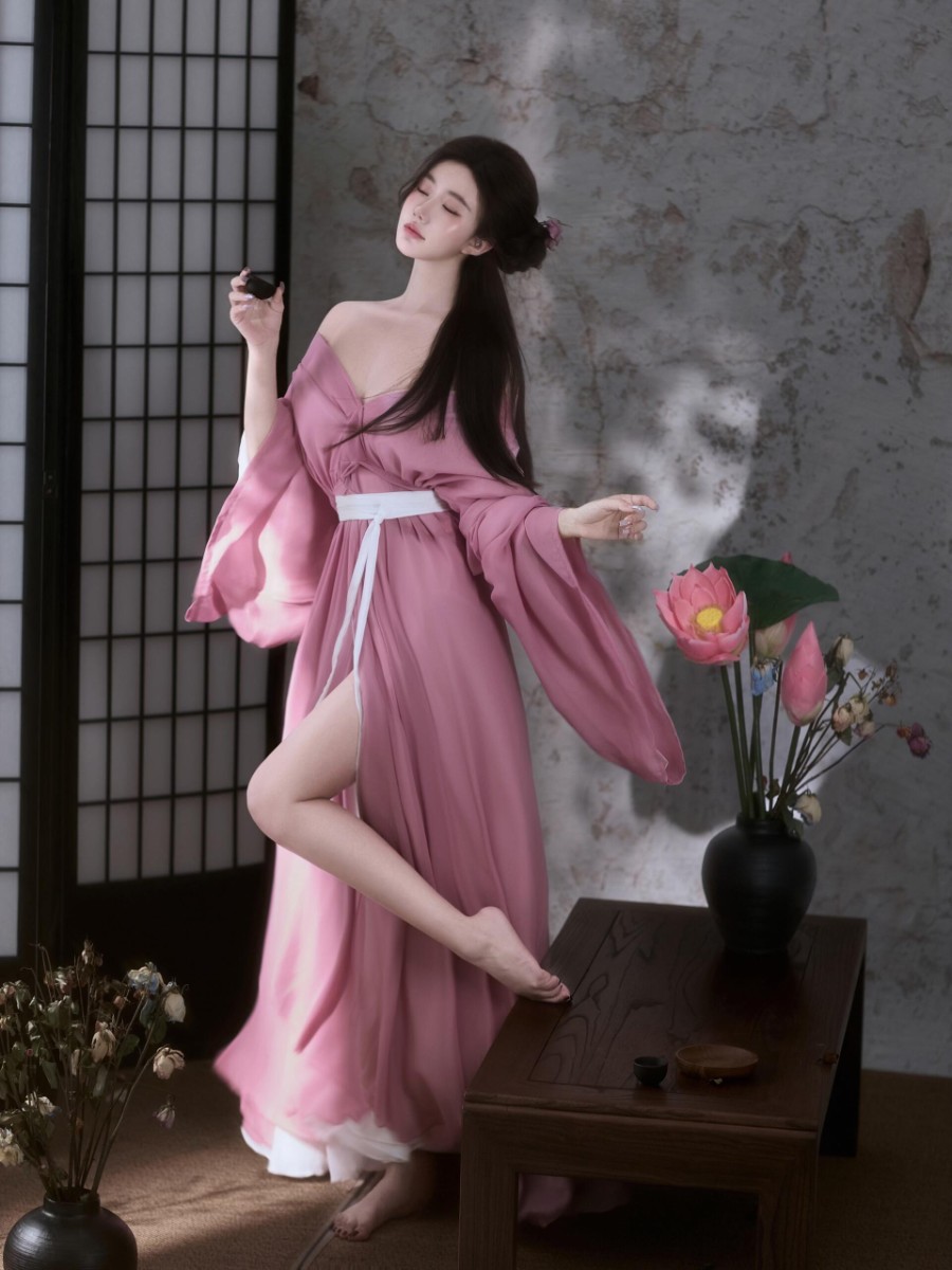 粉红少女东方韵味，清冷贵气千金感 ​​​-第6张图片-风享汇
