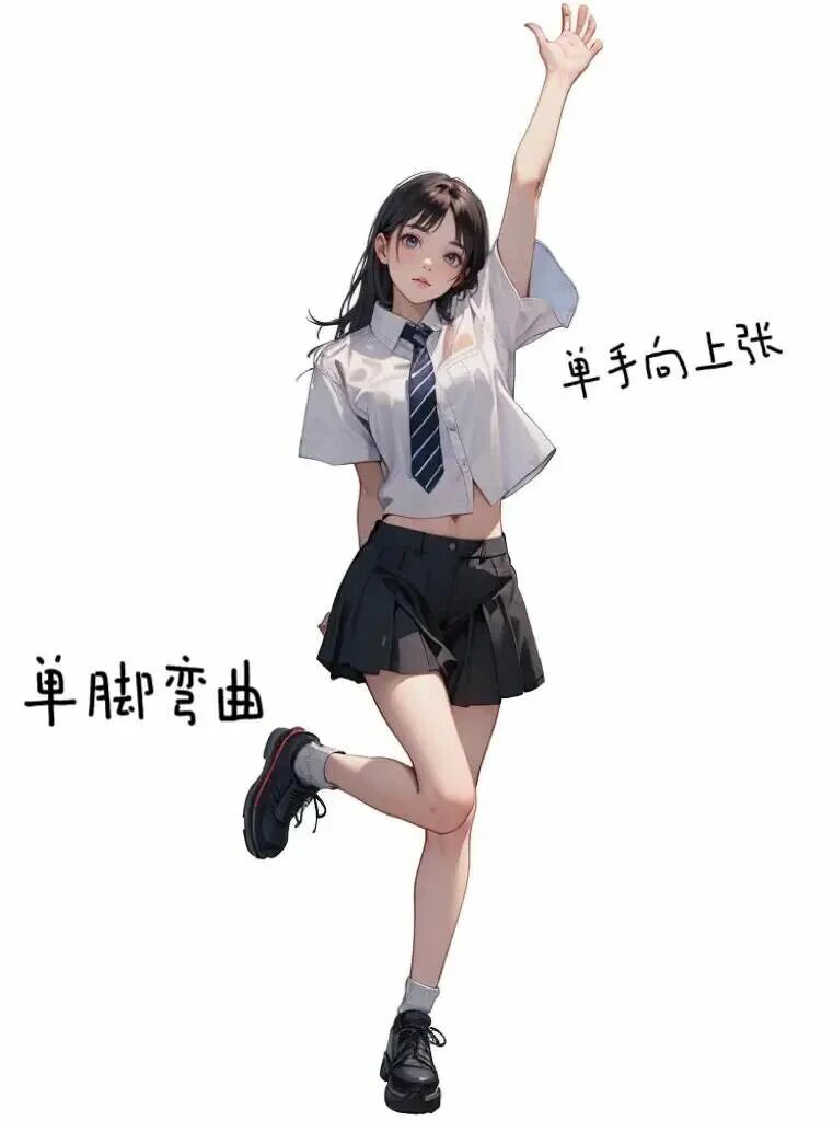 校园风万能拍照姿势，轻松get元气少女-第5张图片-风享汇