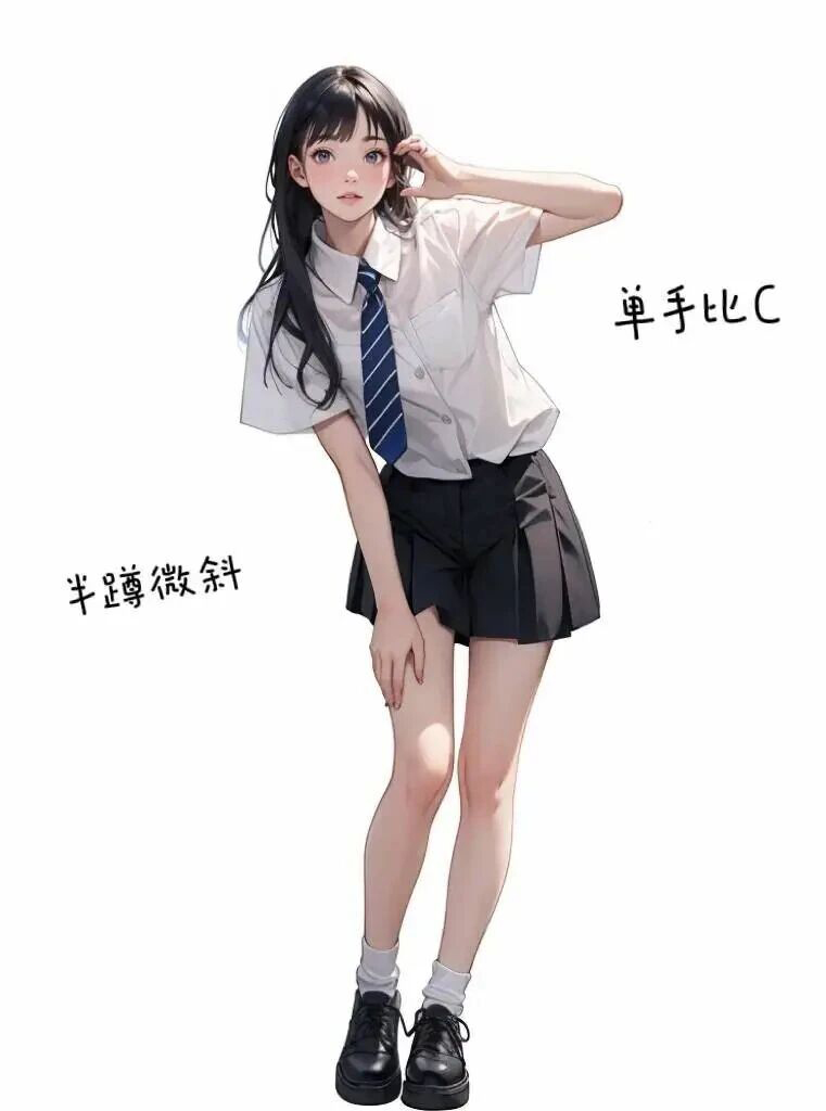 校园风万能拍照姿势，轻松get元气少女-第9张图片-风享汇