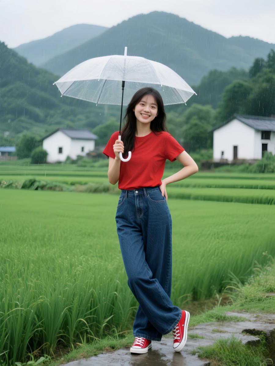 雨天拍照别躲着！8 个打伞摆姿，拍出田园治愈感大片-第6张图片-风享汇