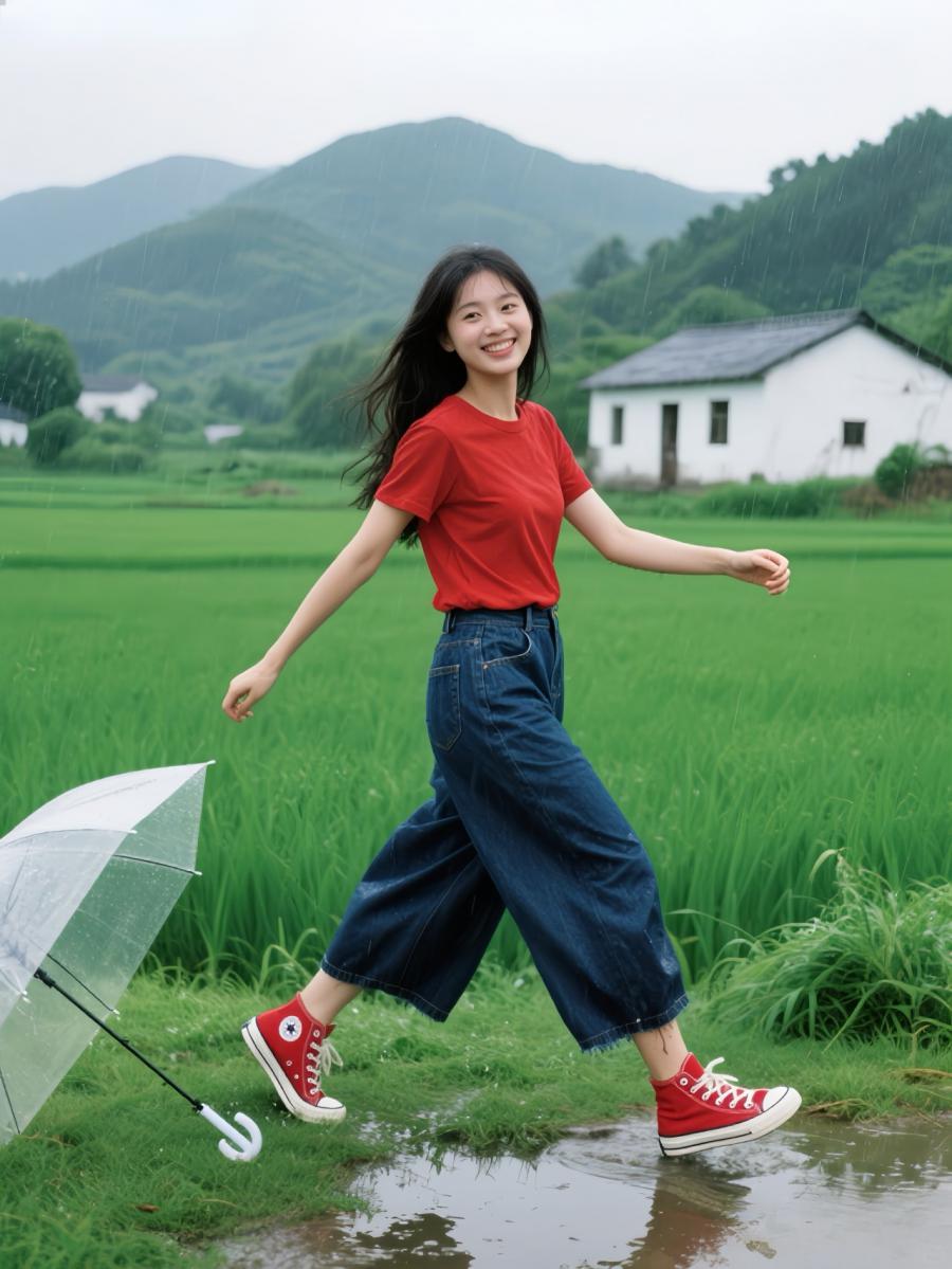 雨天拍照别躲着！8 个打伞摆姿，拍出田园治愈感大片-第9张图片-风享汇