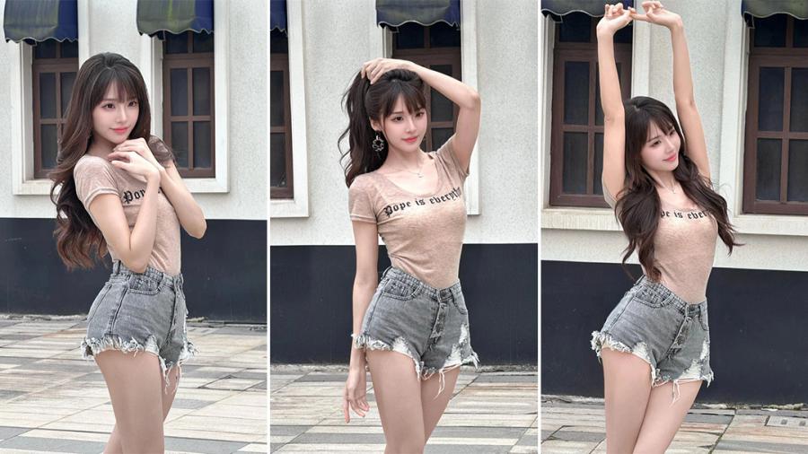 牛仔短裤怎么拍更出片？8个姿势让你秒变街头潮人-第1张图片-风享汇