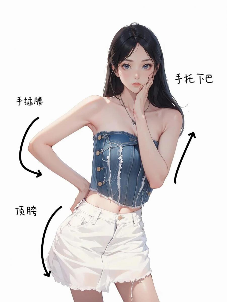 辣妹出片秘籍!8 个半身照摆姿,轻松拿捏氛围感-第2张图片-风享汇 辣妹出片秘籍!8 个半身照摆姿,轻松拿捏氛围感-第2张图片-风享汇