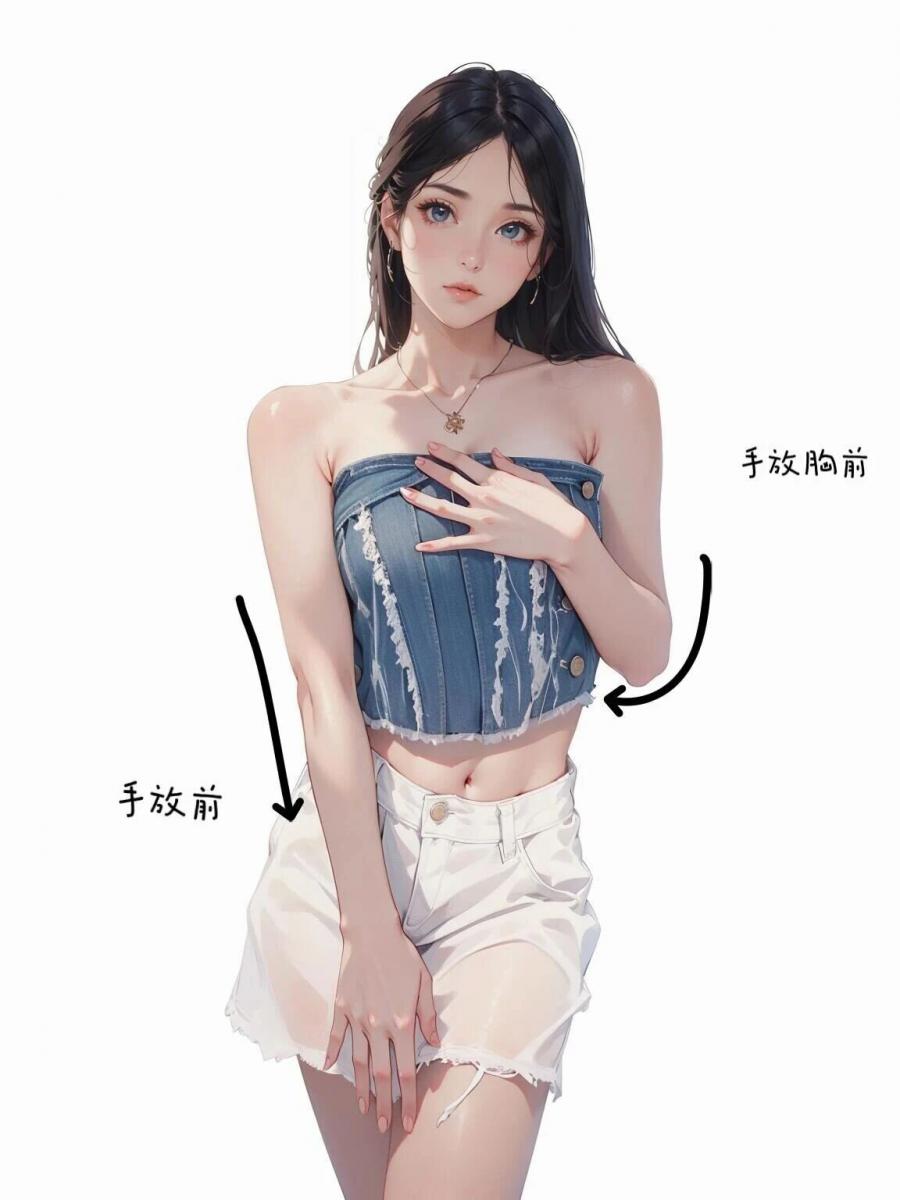 辣妹出片秘籍!8 个半身照摆姿,轻松拿捏氛围感-第4张图片-风享汇 辣妹出片秘籍!8 个半身照摆姿,轻松拿捏氛围感-第4张图片-风享汇
