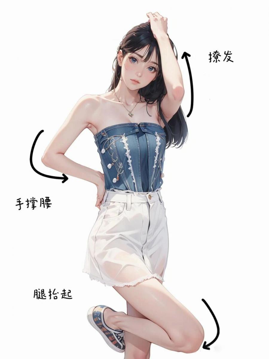 辣妹出片秘籍!8 个半身照摆姿,轻松拿捏氛围感-第6张图片-风享汇 辣妹出片秘籍!8 个半身照摆姿,轻松拿捏氛围感-第6张图片-风享汇