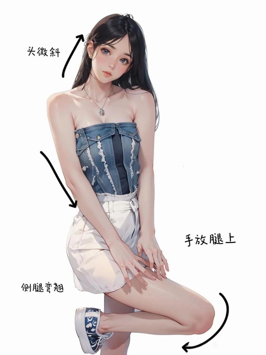 辣妹出片秘籍!8 个半身照摆姿,轻松拿捏氛围感-第7张图片-风享汇 辣妹出片秘籍!8 个半身照摆姿,轻松拿捏氛围感-第7张图片-风享汇