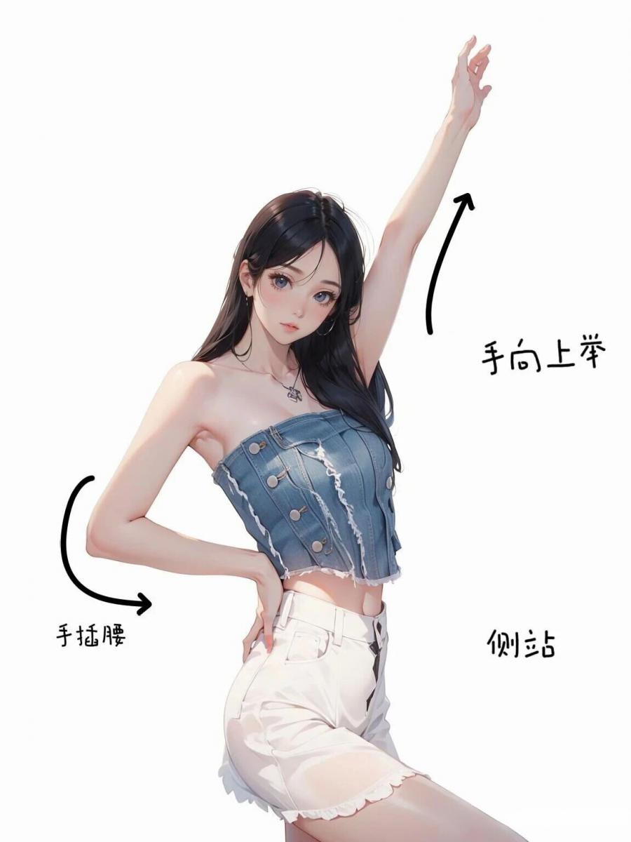 辣妹出片秘籍!8 个半身照摆姿,轻松拿捏氛围感-第9张图片-风享汇 辣妹出片秘籍!8 个半身照摆姿,轻松拿捏氛围感-第9张图片-风享汇