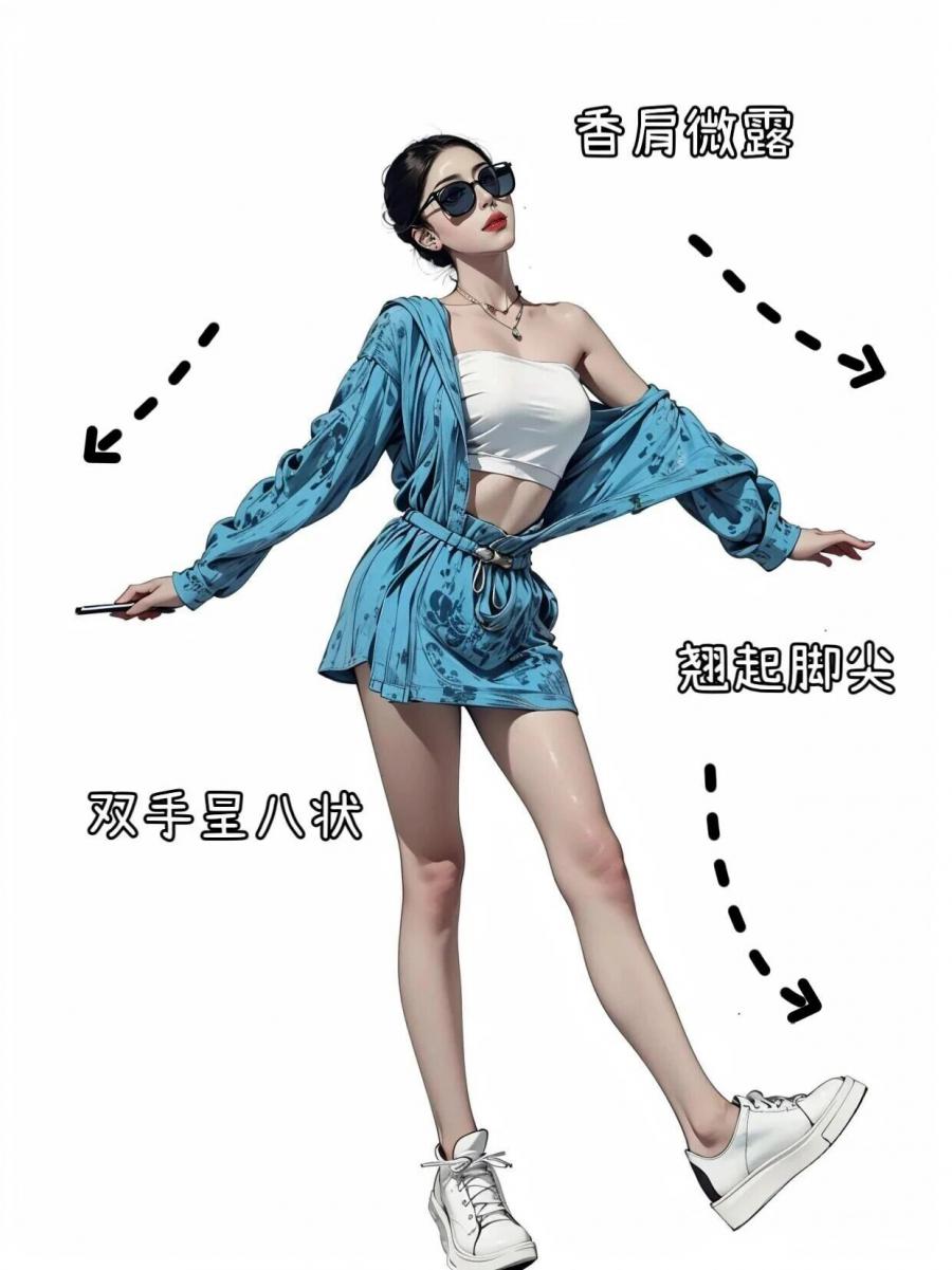 小姐姐8个出片王炸姿势,轻松拿捏氛围感美照-第3张图片-风享汇 小姐姐8个出片王炸姿势,轻松拿捏氛围感美照-第3张图片-风享汇