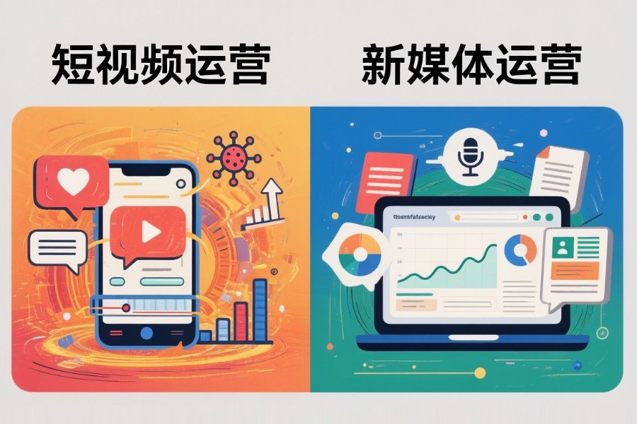 短视频运营和新媒体运营的区别是什么？-第1张图片-风享汇