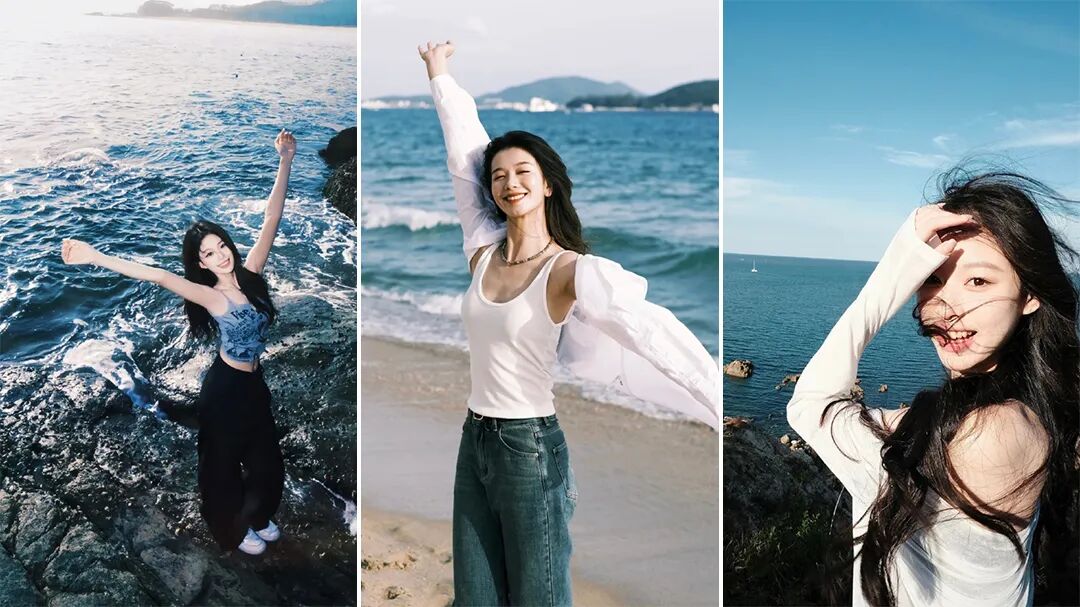 海边拍照姿势大全|15个氛围感动作,让你刷爆朋友圈-第1张图片-风享汇 海边拍照姿势大全|15个氛围感动作,让你刷爆朋友圈-第1张图片-风享汇