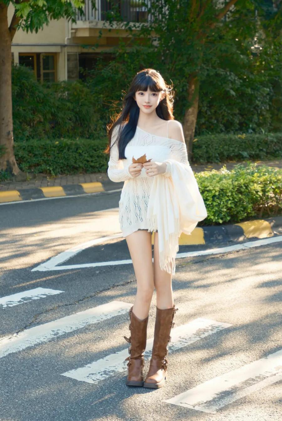 12个枫叶互动姿势,拍出氛围感×少女感双buff-第3张图片-风享汇 12个枫叶互动姿势,拍出氛围感×少女感双buff-第3张图片-风享汇