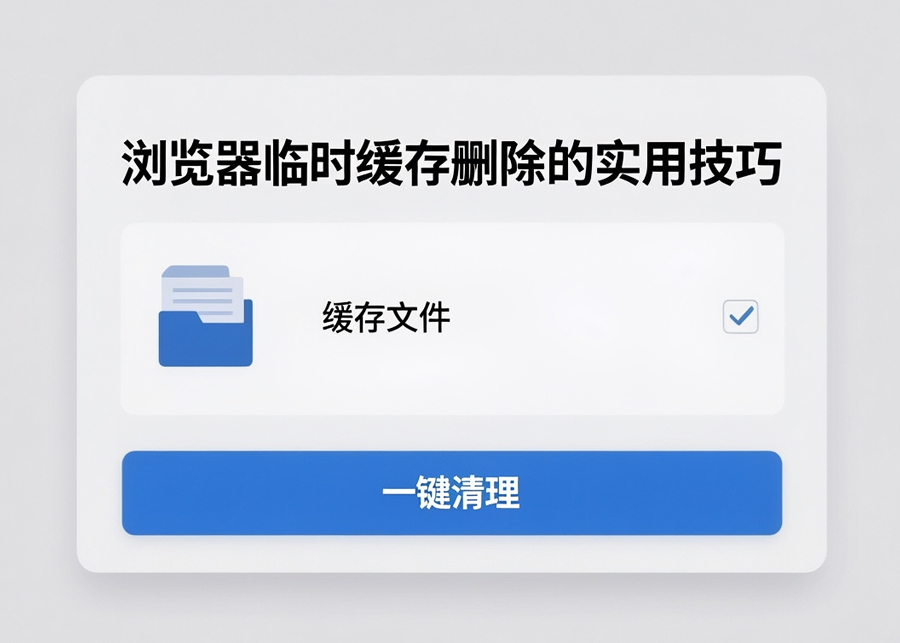 浏览器临时缓存怎么删除？浏览器临时缓存删除的实用技巧-第1张图片-风享汇