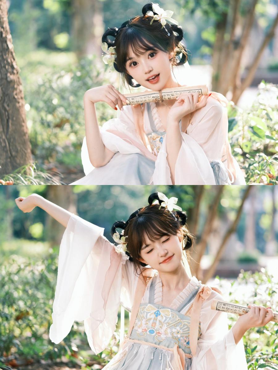 汉服拍照摆姿大全，轻松拍出古灵精怪的国风大片-第11张图片-风享汇