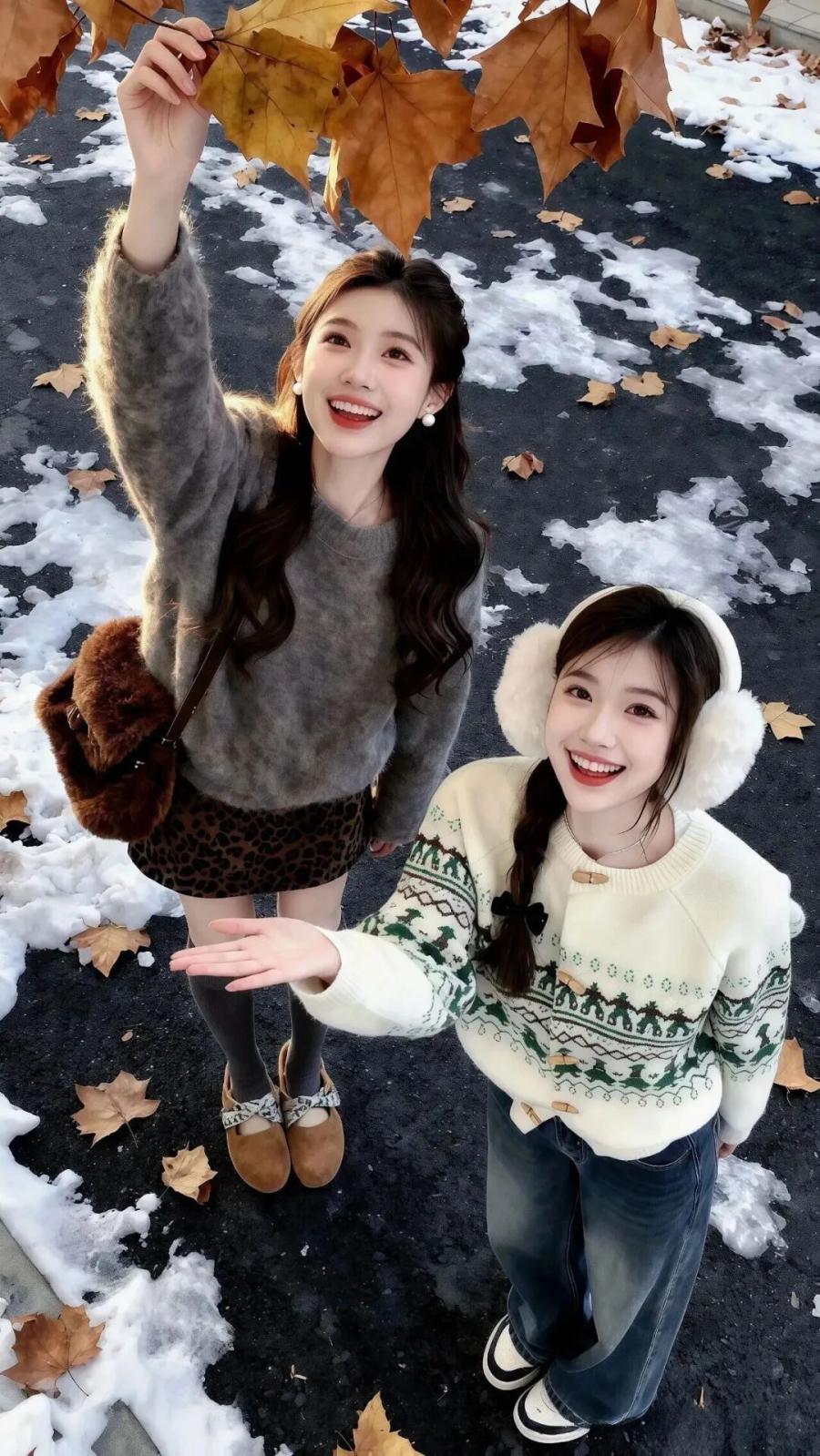 冬日闺蜜街拍这样拍!专属你们的温暖时光-第8张图片-风享汇 冬日闺蜜街拍这样拍!专属你们的温暖时光-第8张图片-风享汇