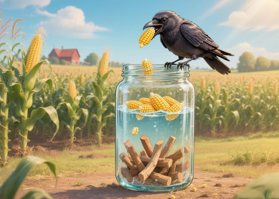 聪明的乌鸦-第1张图片-风享汇