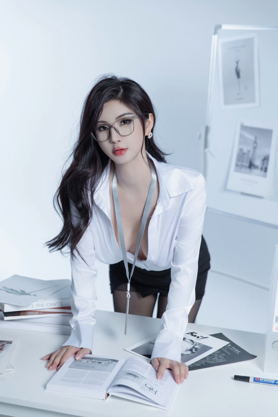 职场女神，纯欲天花板美女-第5张图片-风享汇