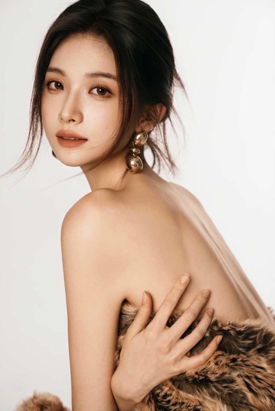 毛绒野调，自然奢魅写真-第2张图片-风享汇