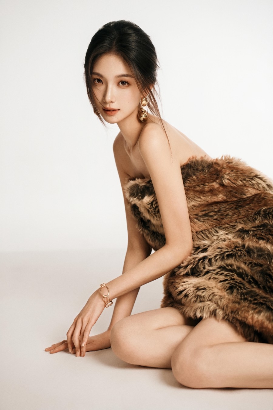 毛绒野调，自然奢魅写真-第5张图片-风享汇