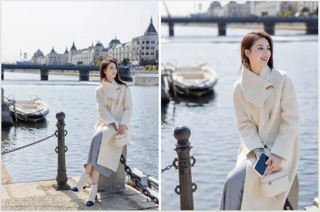 冬日大衣海边拍照｜8个摆姿，把瞬间拍成诗-第5张图片-风享汇