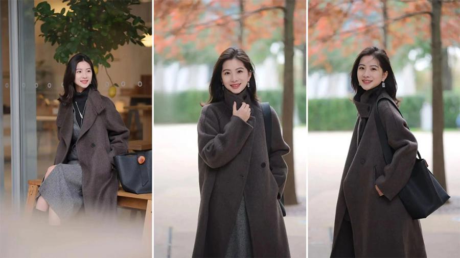 秋冬风衣8个拍照摆姿，把随性与优雅穿进镜头里-第1张图片-风享汇