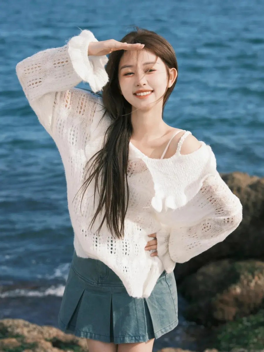 海边写真姿势指南：10 个动作拍出清新氛围感-第3张图片-风享汇