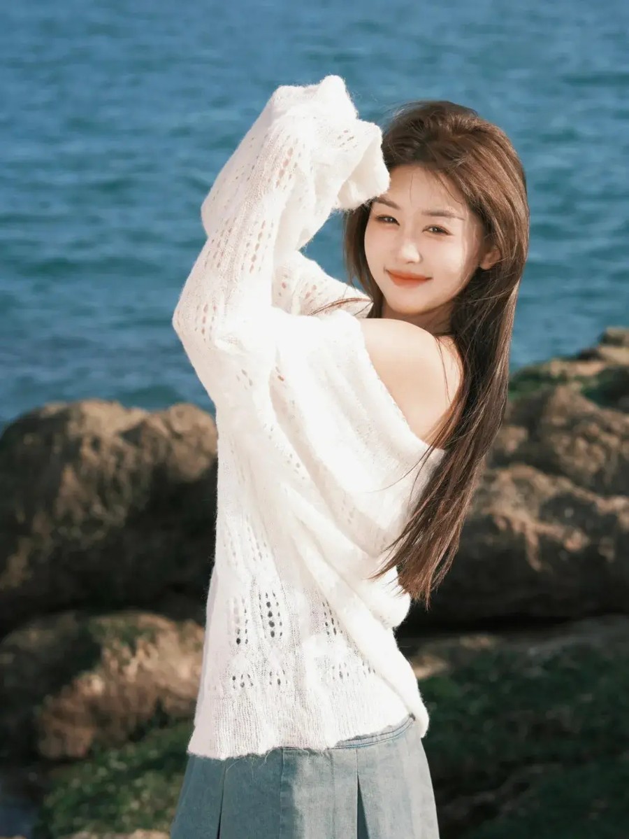 海边写真姿势指南：10 个动作拍出清新氛围感-第6张图片-风享汇