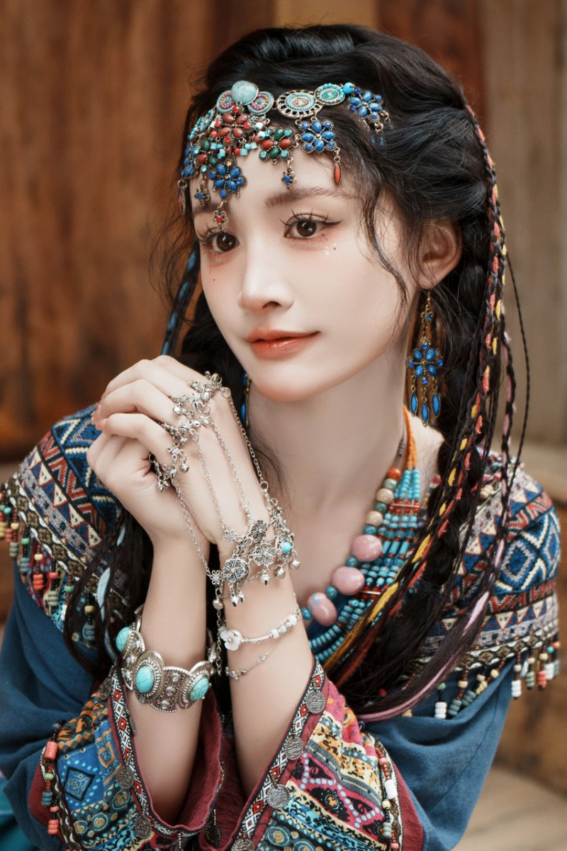 民族风拍照摆姿：9 个动作解锁异域风情，美到窒息-第8张图片-风享汇