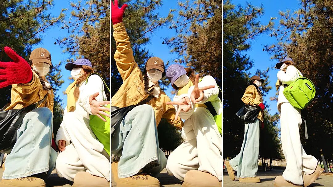 秋冬户外闺蜜照:5个出片率 100% 的互动摆姿-第1张图片-风享汇 秋冬户外闺蜜照:5个出片率 100% 的互动摆姿-第1张图片-风享汇