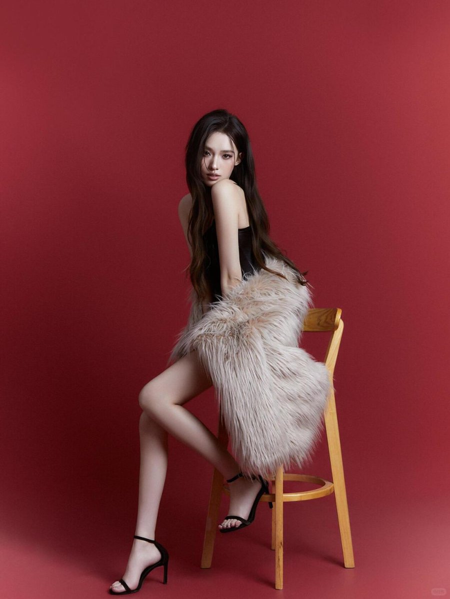 红调佳人：时尚皮裙的魅力演绎-第5张图片-风享汇