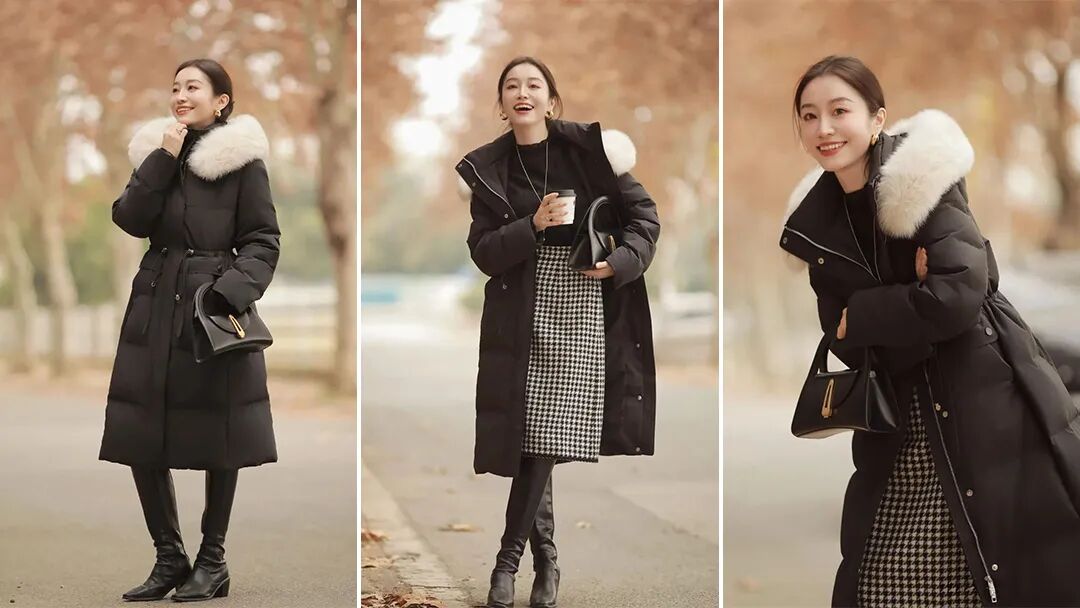 冬天穿羽绒服拍照：6个姿势告别臃肿，怎么拍都好看-第1张图片-风享汇
