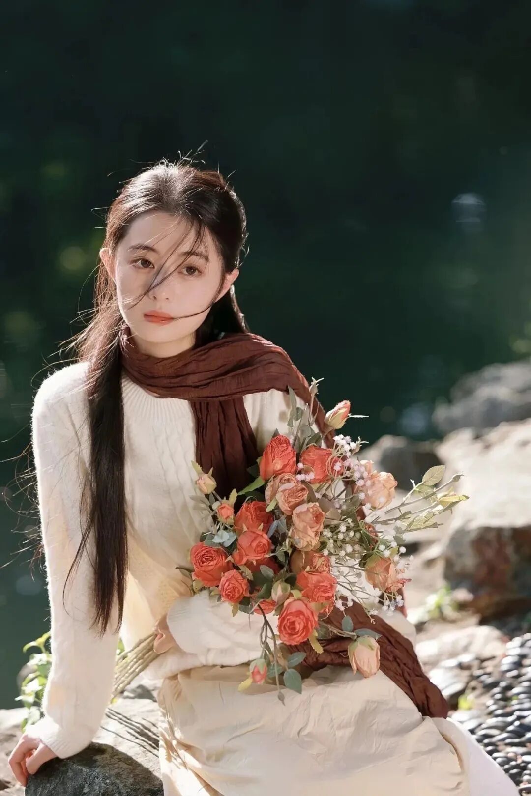 冬日暖阳：7个松弛感摆姿，拍一次美一次-第3张图片-风享汇