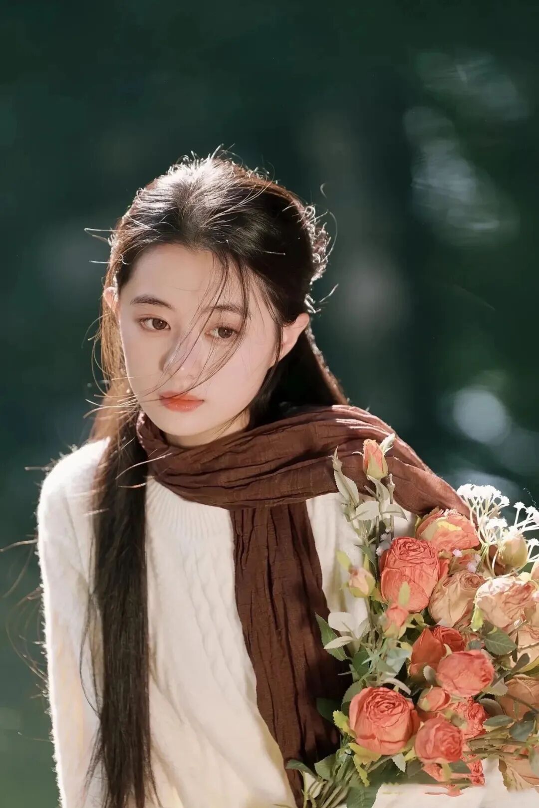 冬日暖阳：7个松弛感摆姿，拍一次美一次-第6张图片-风享汇