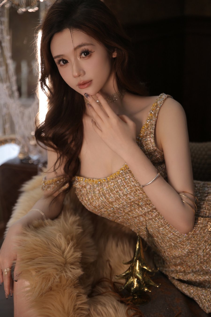 金缕流光，奢雅佳人-第1张图片-风享汇