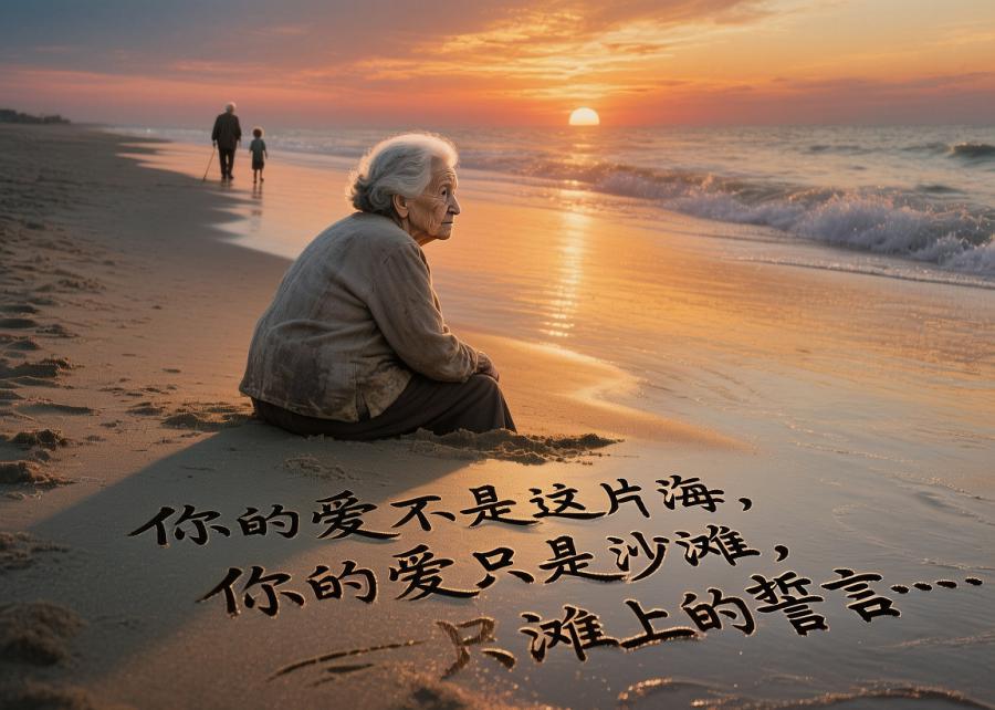 写在沙滩上的爱-第1张图片-风享汇