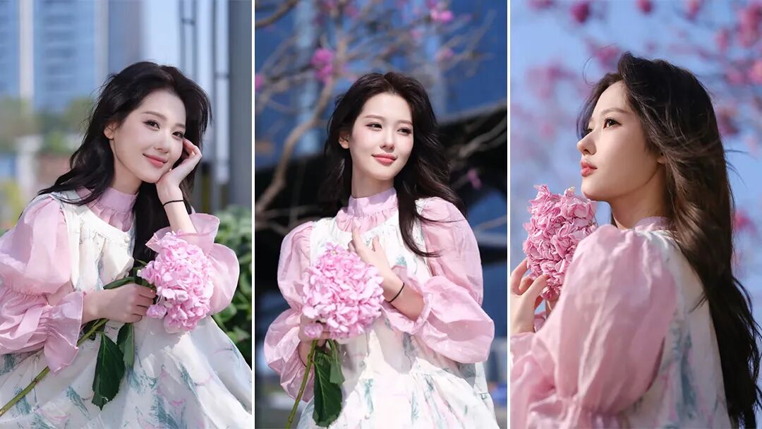 冬日温柔写真｜9个治愈系花束摆姿，甜到心坎里-第1张图片-风享汇