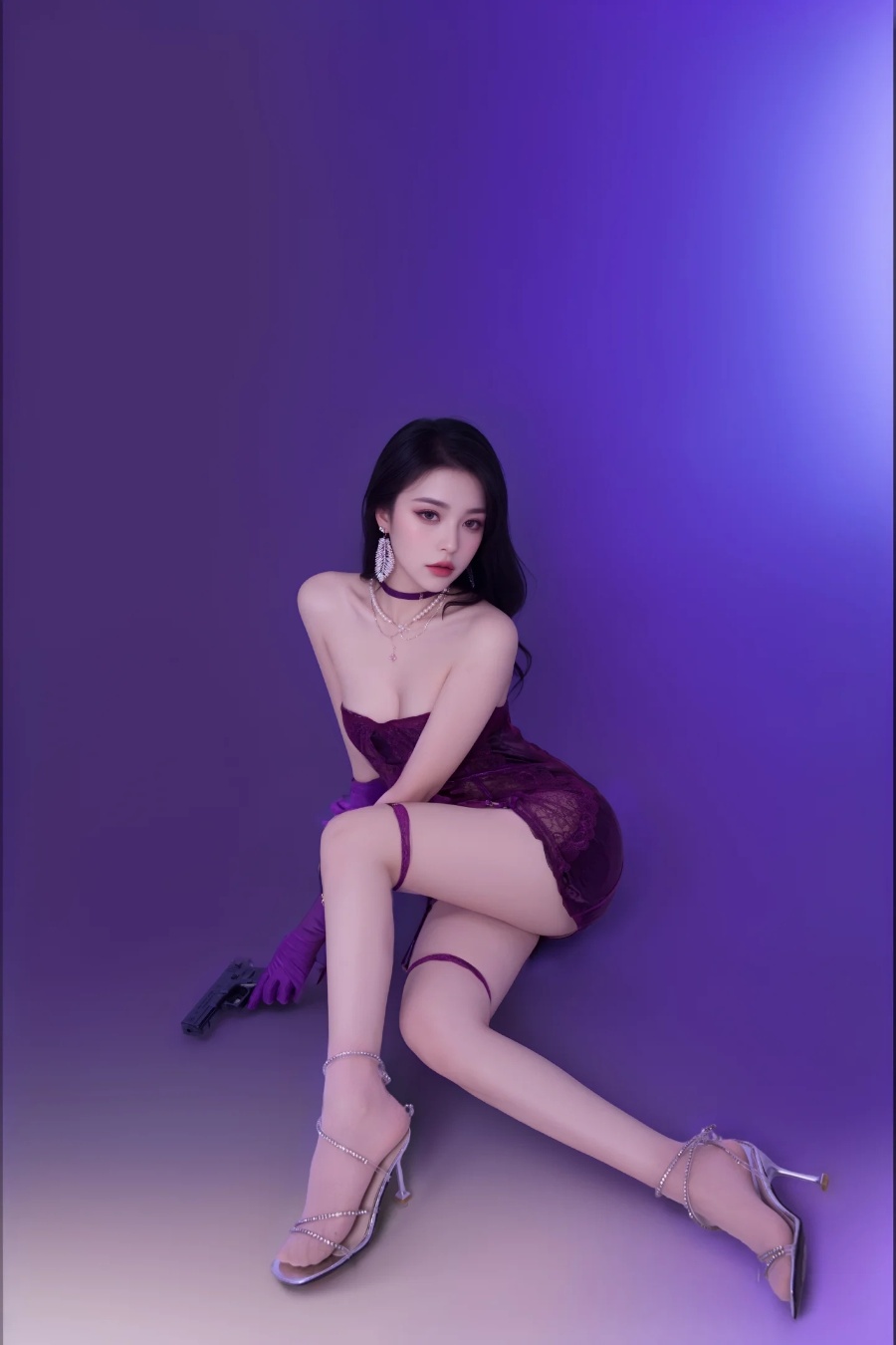 ‌紫魅佳人，高级感御姐范-第4张图片-风享汇