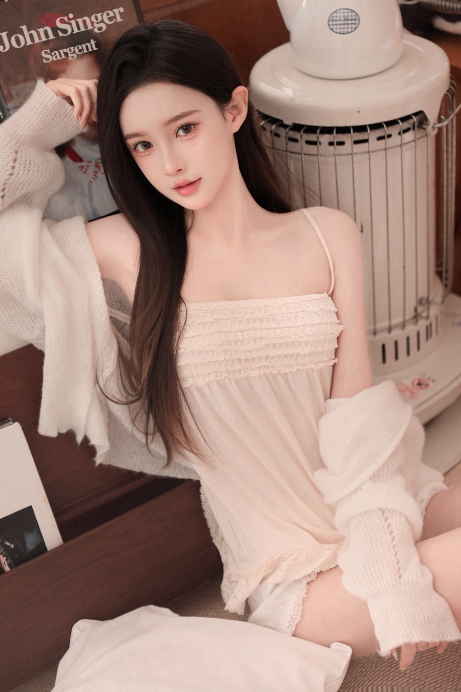 牛奶肌妹子写真，俏皮少女优雅迷人-第5张图片-风享汇