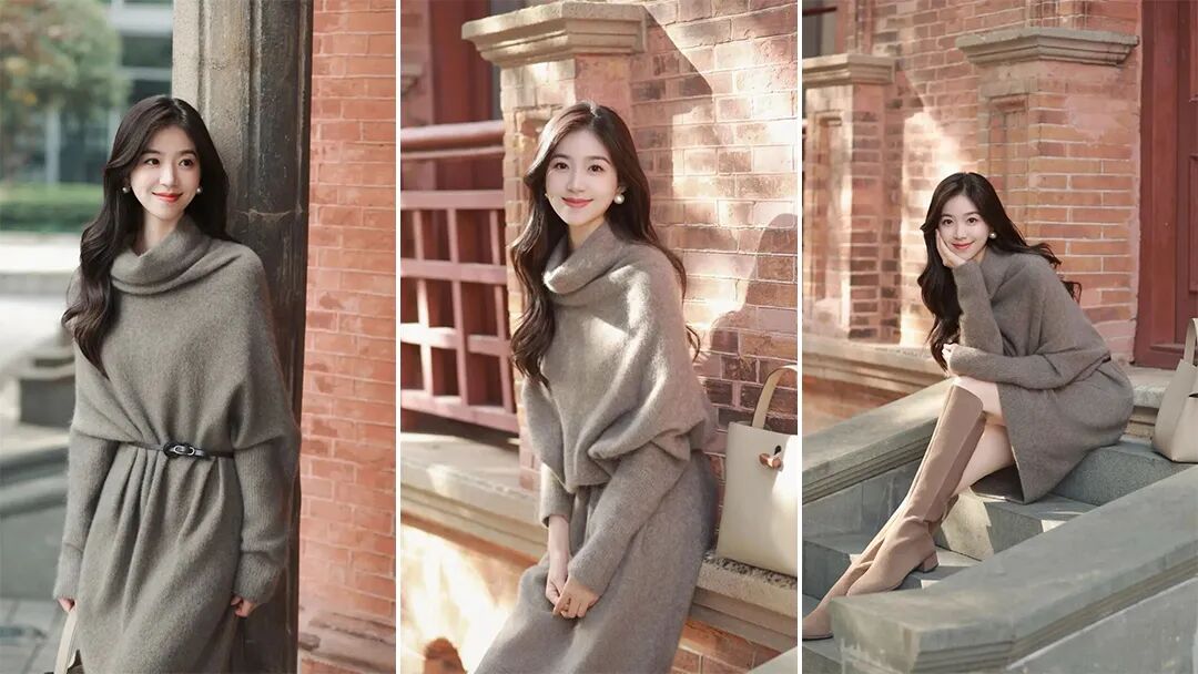 冬日氛围感｜9个出片姿势，轻松拿捏温柔松弛感-第1张图片-风享汇