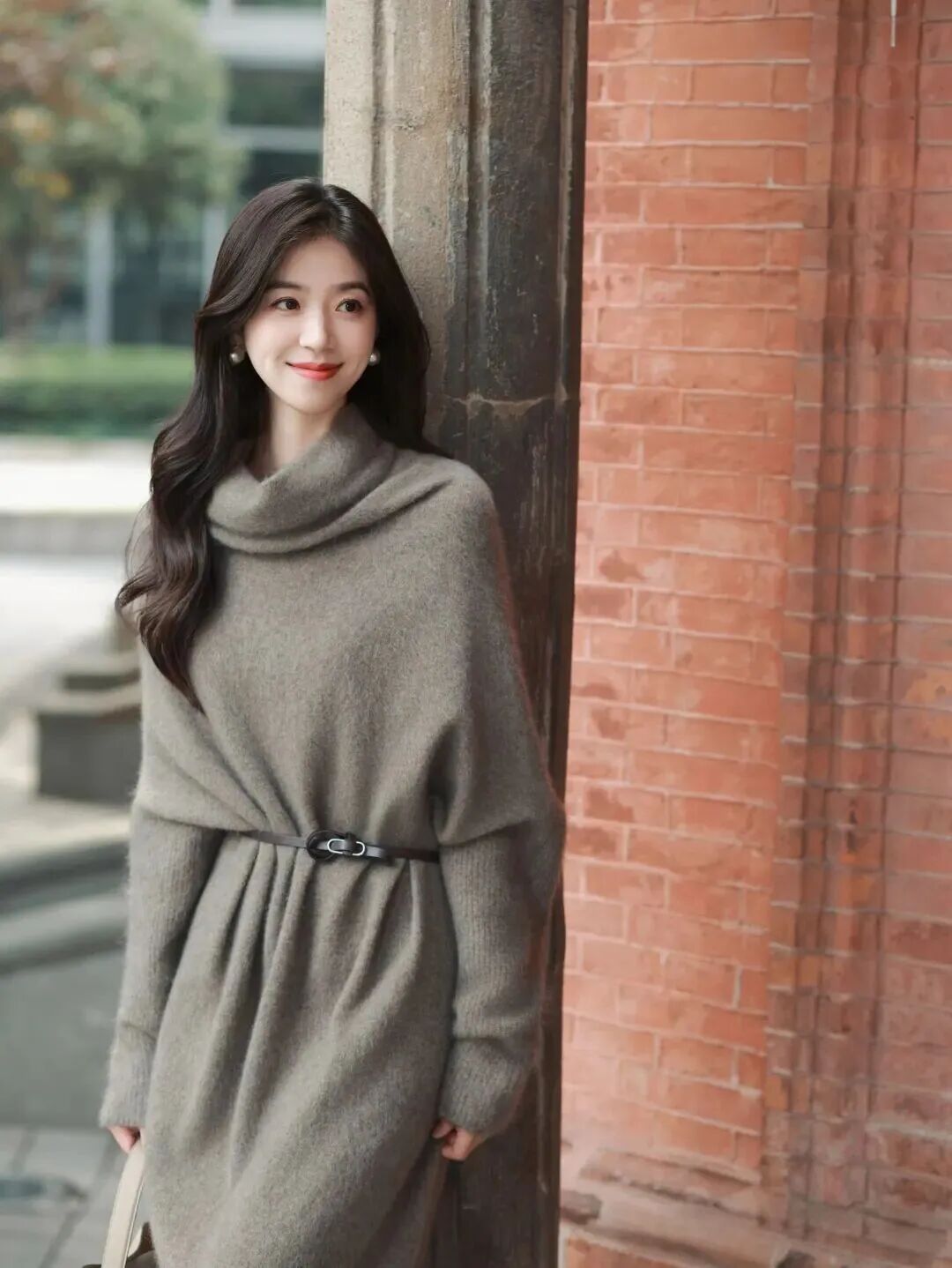 冬日氛围感｜9个出片姿势，轻松拿捏温柔松弛感-第7张图片-风享汇