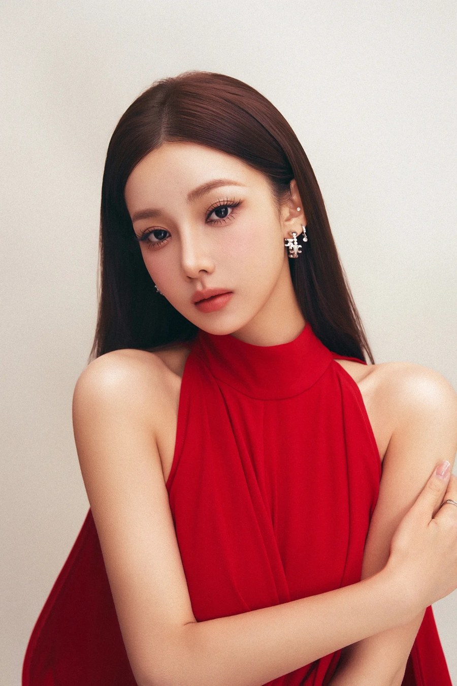 红裙佳人写真，明艳动人-第5张图片-风享汇