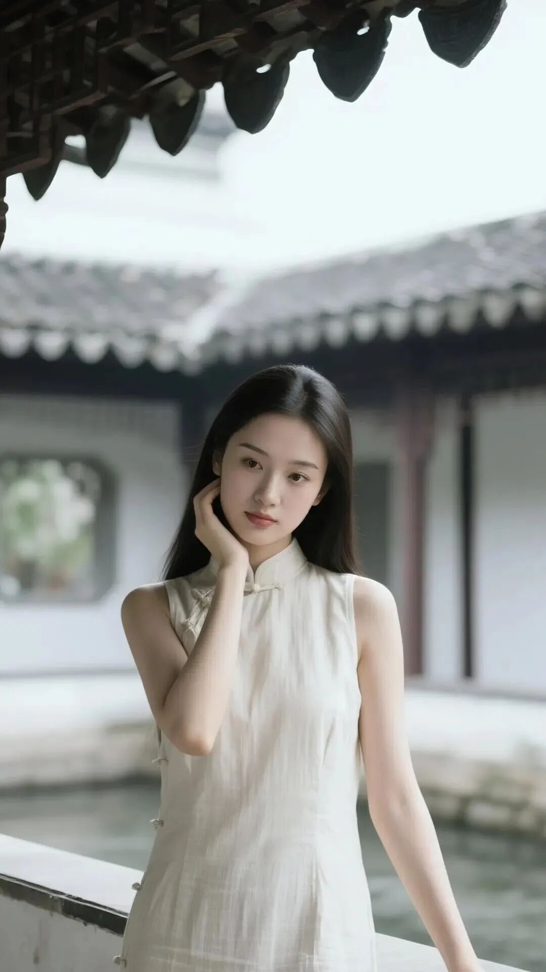 10个园林旗袍拍照姿势，轻松拍出中式氛围感-第4张图片-风享汇