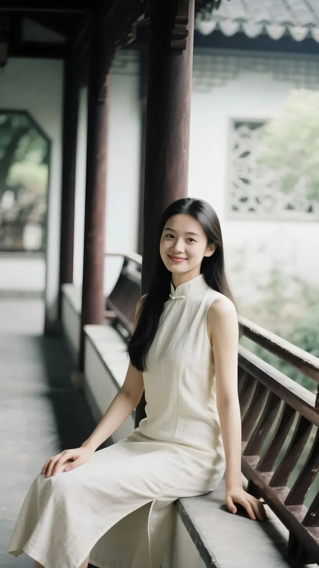 10个园林旗袍拍照姿势，轻松拍出中式氛围感-第3张图片-风享汇