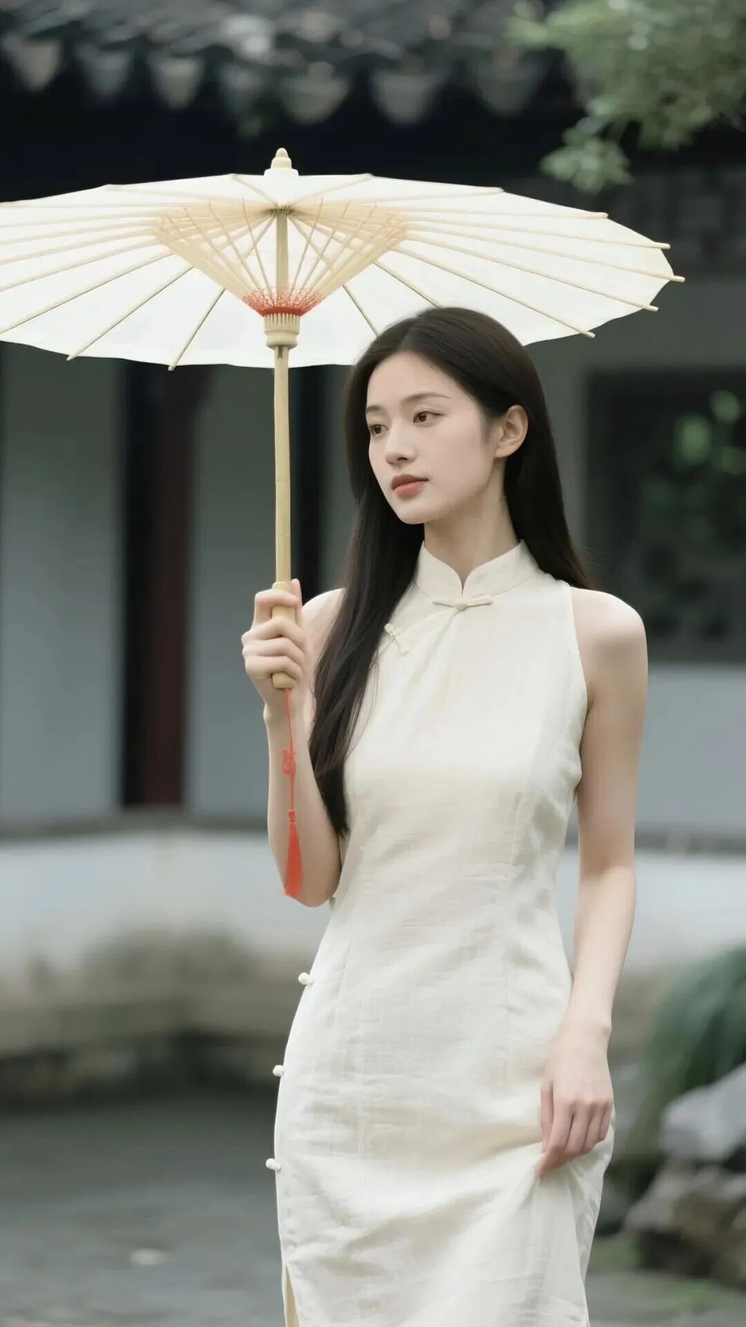 10个园林旗袍拍照姿势，轻松拍出中式氛围感-第5张图片-风享汇