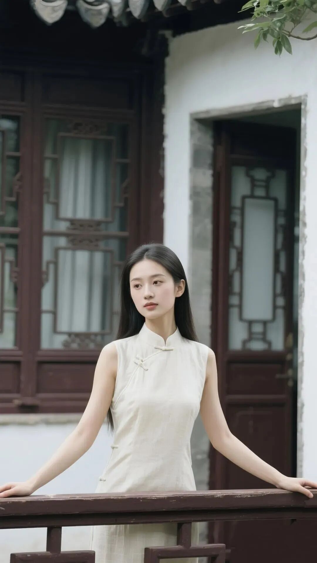 10个园林旗袍拍照姿势，轻松拍出中式氛围感-第7张图片-风享汇