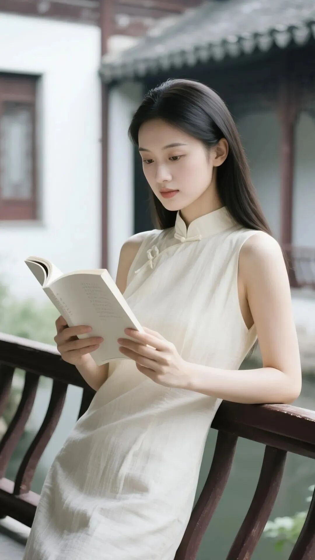 10个园林旗袍拍照姿势，轻松拍出中式氛围感-第8张图片-风享汇